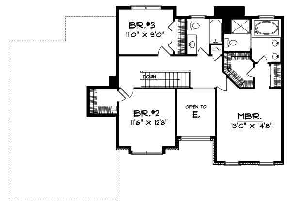 Upper/Second Floor Plan: 7-106