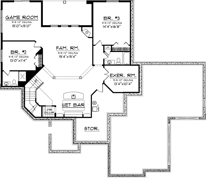 Lower Floor Plan: 7-1066