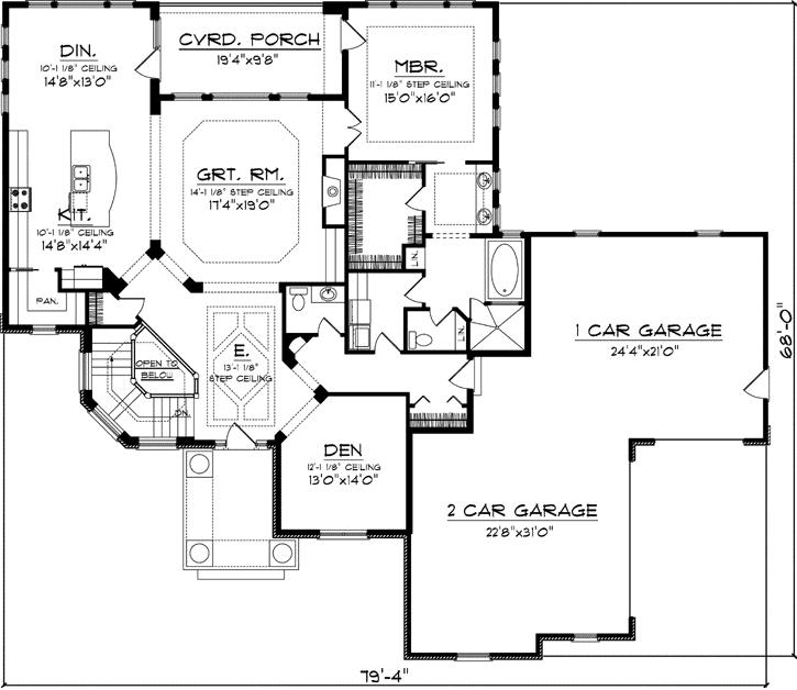 Main Floor Plan: 7-1066