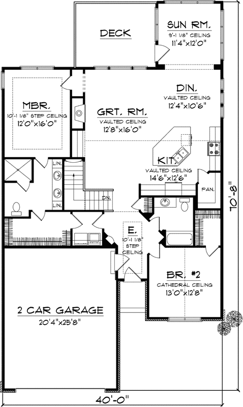 Main Floor Plan: 7-1067