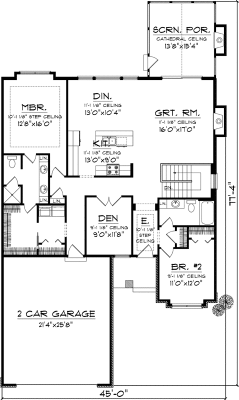 Main Floor Plan: 7-1068
