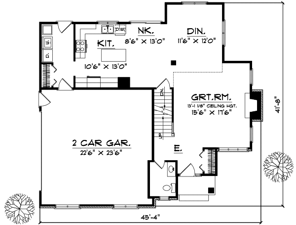 Main Floor Plan: 7-107
