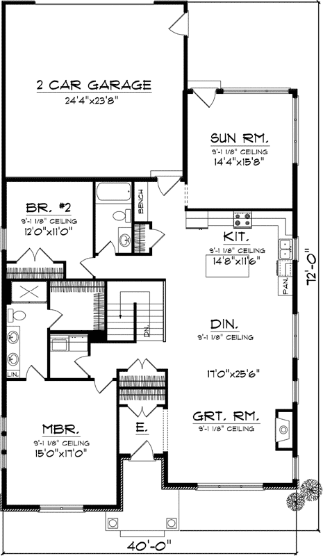 Main Floor Plan: 7-1071