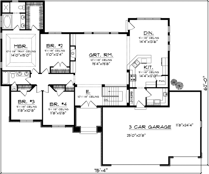 Main Floor Plan: 7-1076