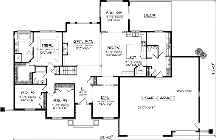 Main Floor Plan: 7-1078