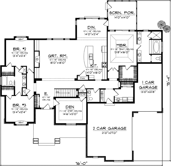 Main Floor Plan: 7-1079