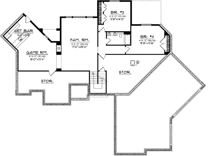 Lower Floor Plan: 7-1087
