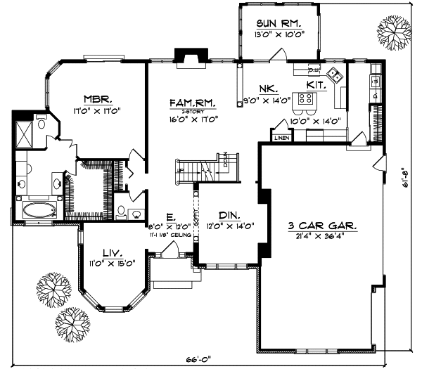 Main Floor Plan: 7-109