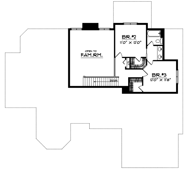 Upper/Second Floor Plan: 7-109