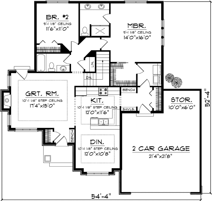 Main Floor Plan: 7-1090