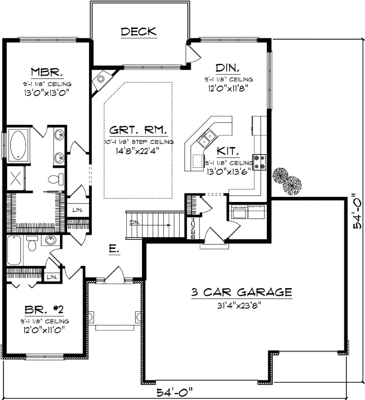 Main Floor Plan: 7-1092