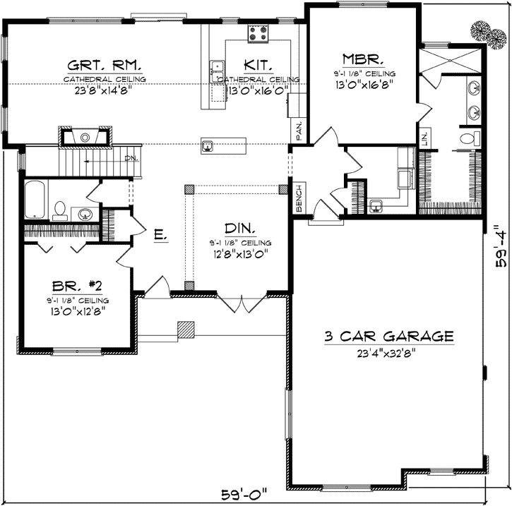 Main Floor Plan: 7-1093