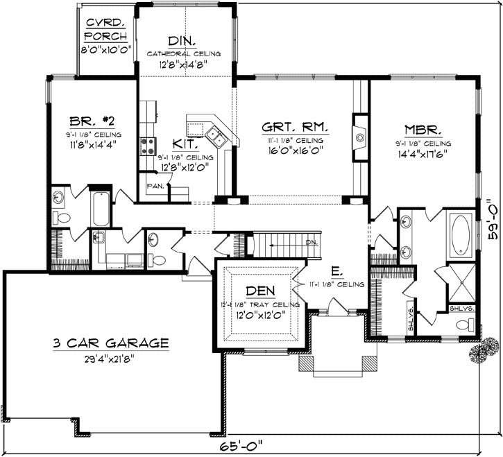 Main Floor Plan: 7-1099