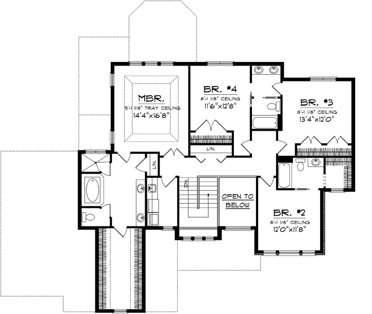 Upper/Second Floor Plan: 7-1102