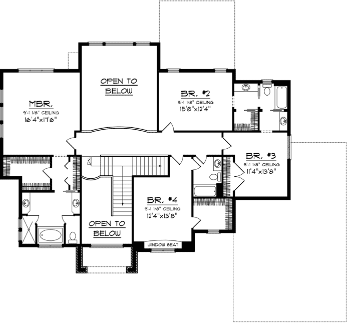 Upper/Second Floor Plan: 7-1104