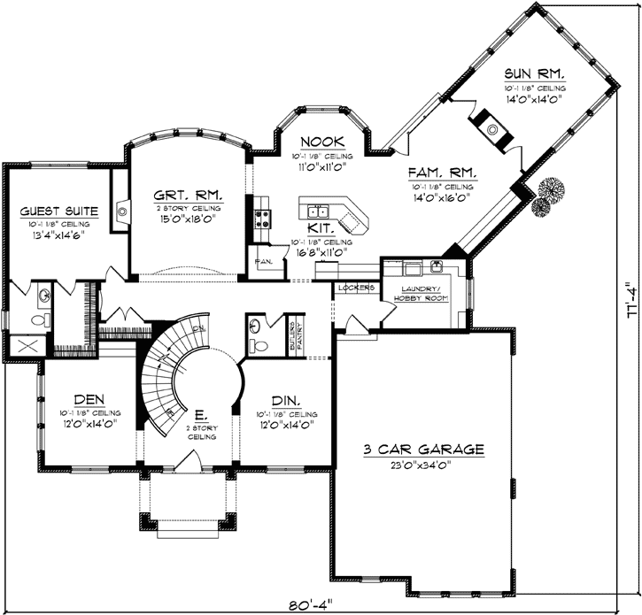 Main Floor Plan: 7-1106