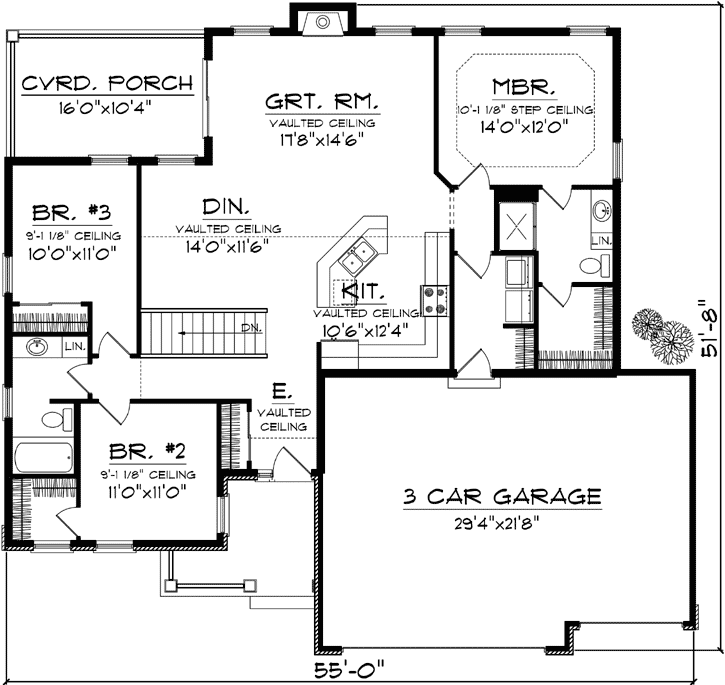 Main Floor Plan: 7-1109