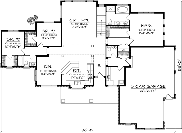 Main Floor Plan: 7-1112