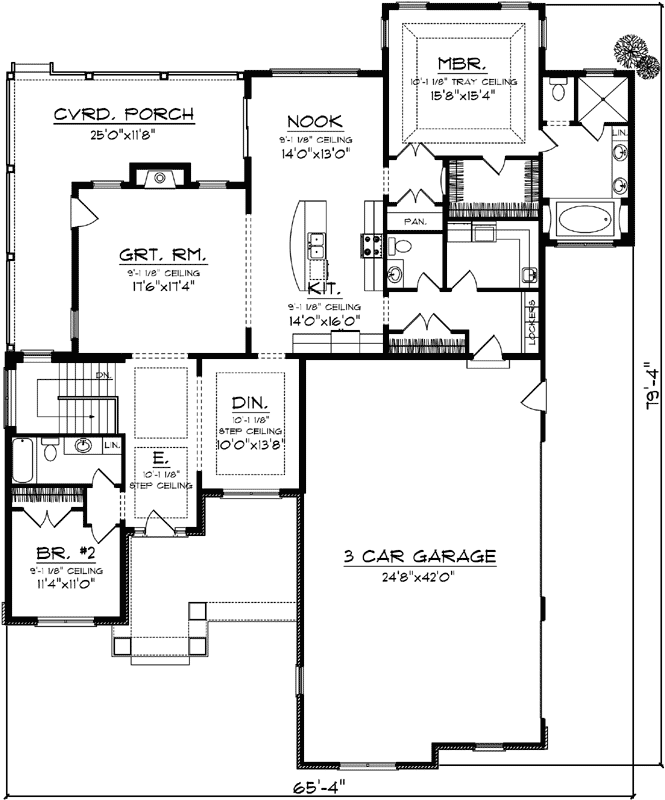 Main Floor Plan: 7-1114