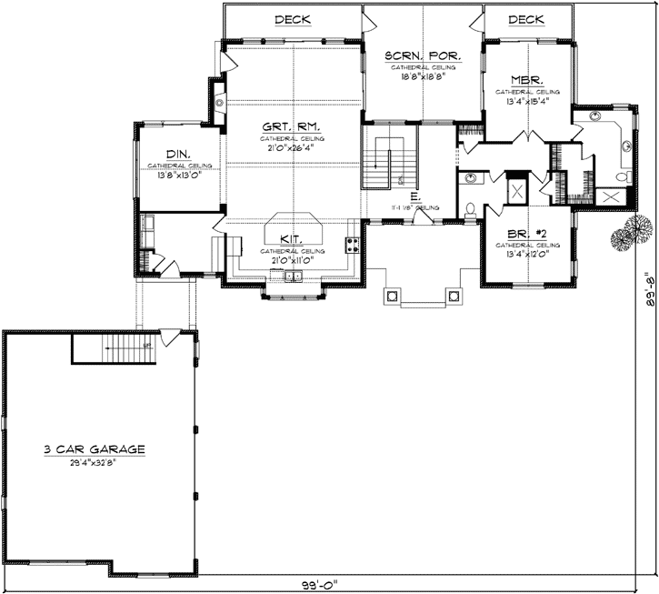 Main Floor Plan: 7-1115