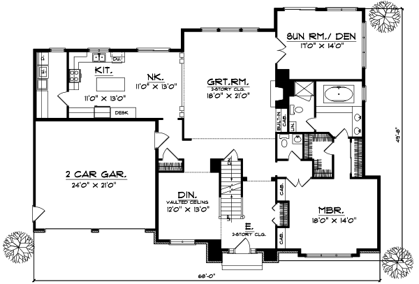 Main Floor Plan: 7-112