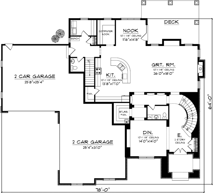 Main Floor Plan: 7-1121