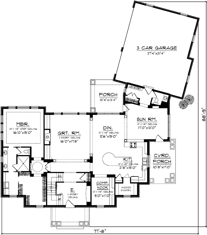 Main Floor Plan: 7-1122