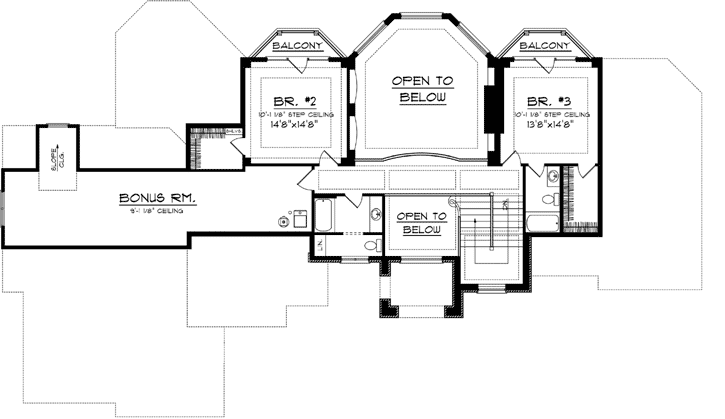 Upper/Second Floor Plan: 7-1123