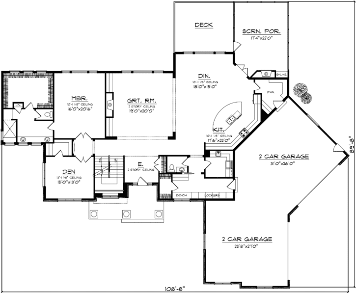 Main Floor Plan: 7-1125