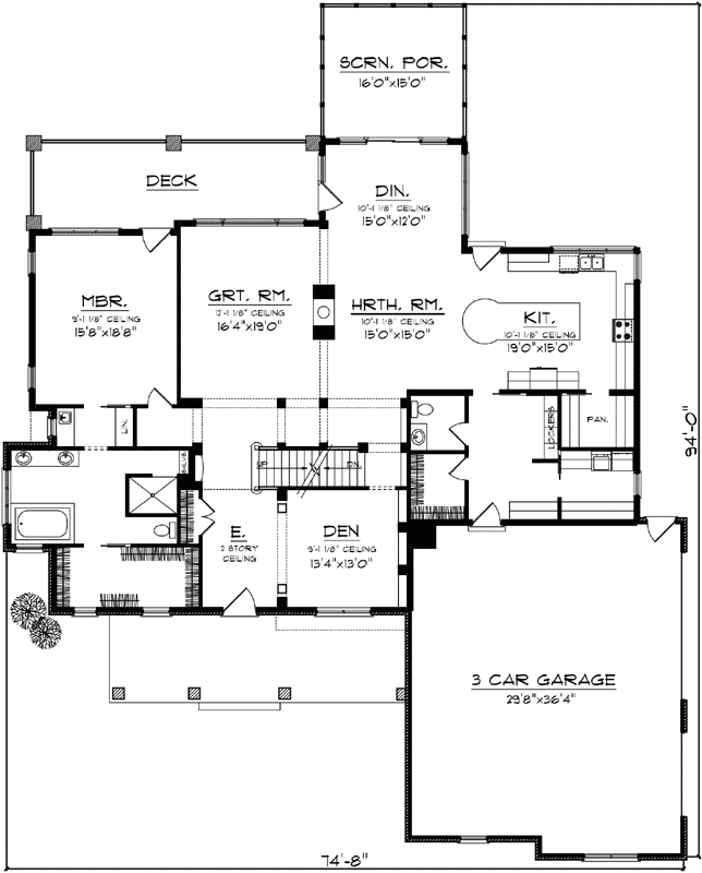 Main Floor Plan: 7-1126