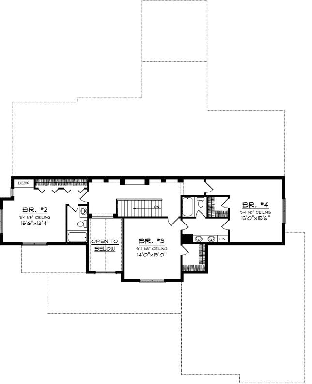 Upper/Second Floor Plan: 7-1126