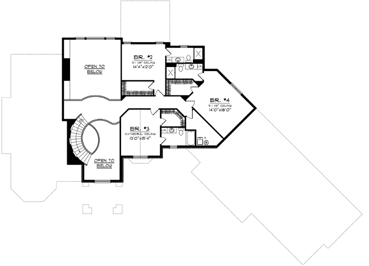 Upper/Second Floor Plan: 7-1128