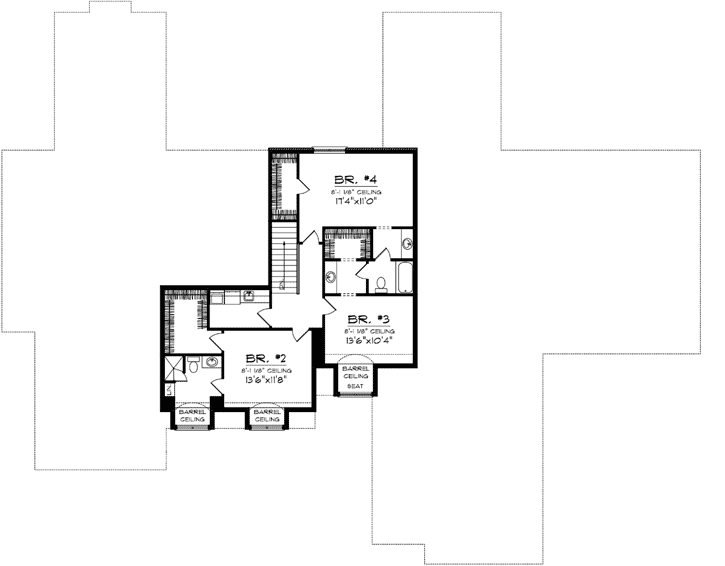 Upper/Second Floor Plan: 7-1129