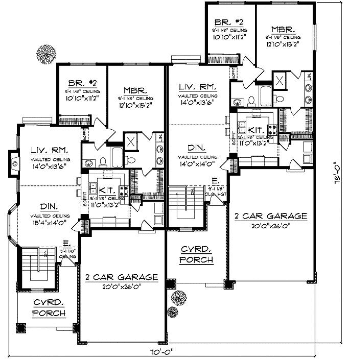 Main Floor Plan: 7-1132