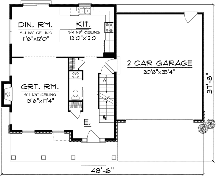 Main Floor Plan: 7-1134
