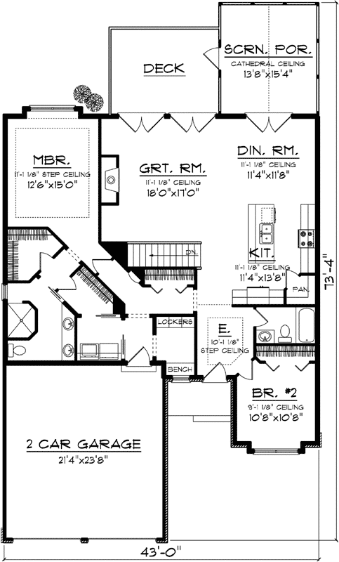 Main Floor Plan: 7-1135