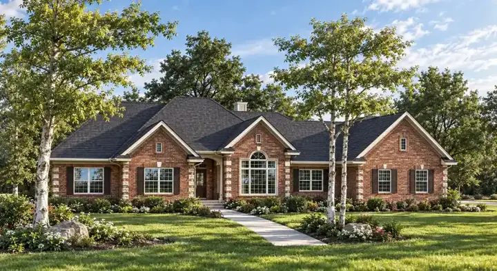 Southern house plans 7-114 - front exterior, 2,790 sq ft, 3 bed, 2 bath house plans | Monster House Plans