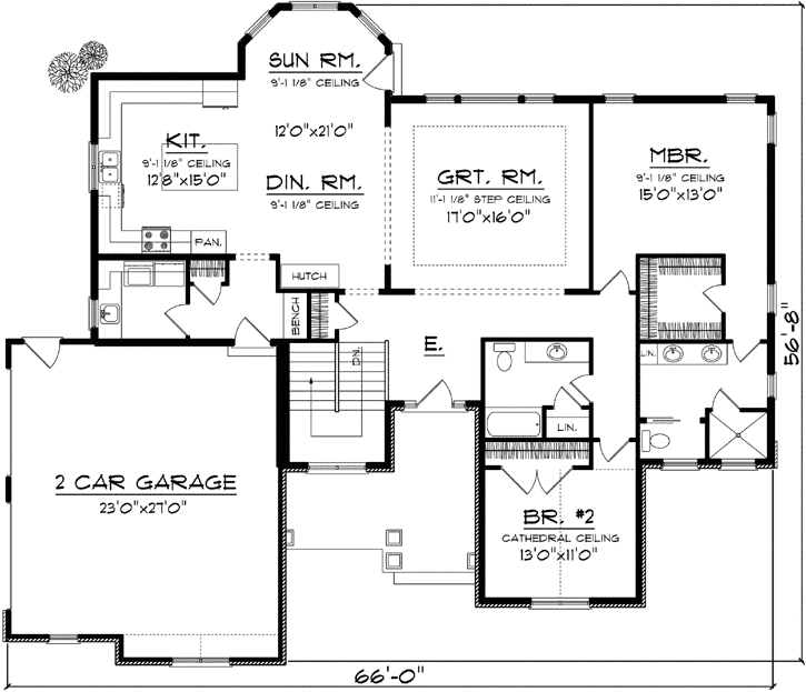 Main Floor Plan: 7-1140