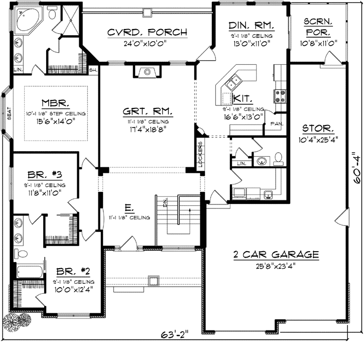 Main Floor Plan: 7-1141