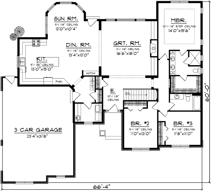 Main Floor Plan: 7-1142