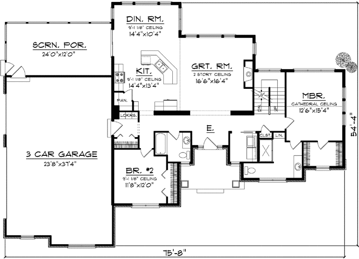 Main Floor Plan: 7-1143