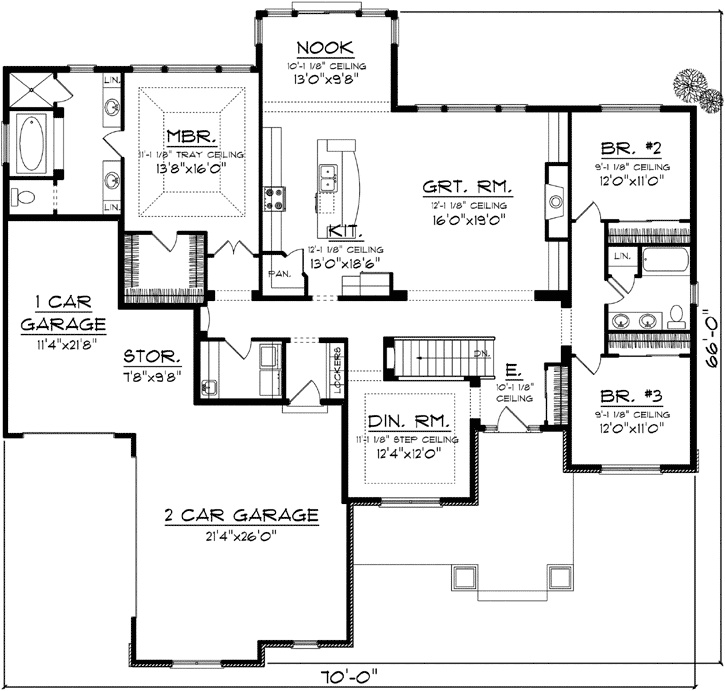 Main Floor Plan: 7-1144