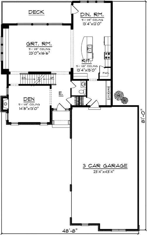 Main Floor Plan: 7-1148