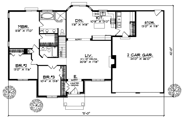 Main Floor Plan: 7-115