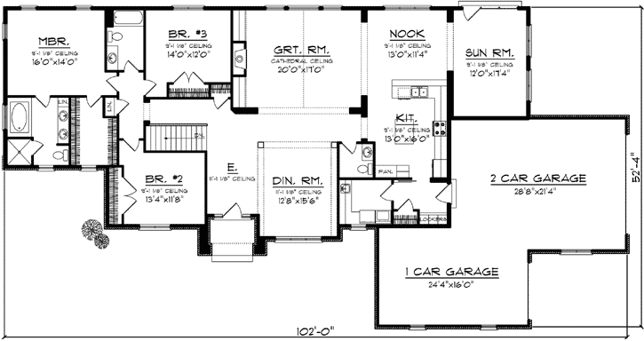 Main Floor Plan: 7-1151