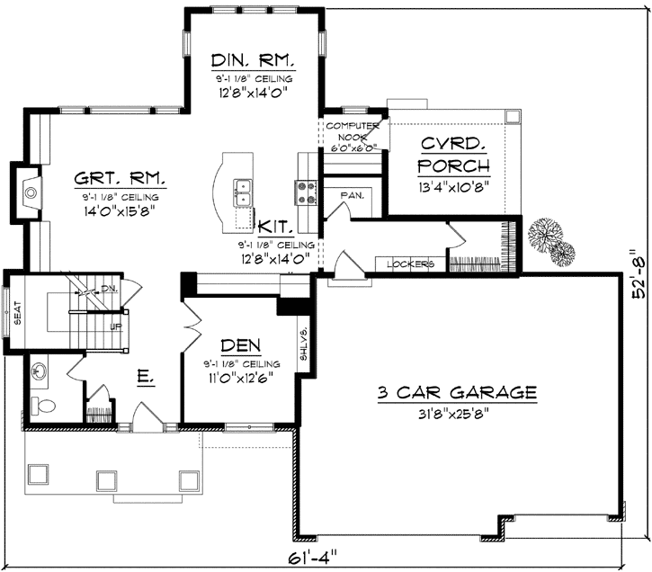 Main Floor Plan: 7-1152