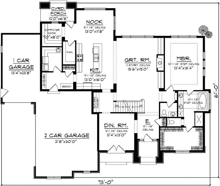 Main Floor Plan: 7-1153