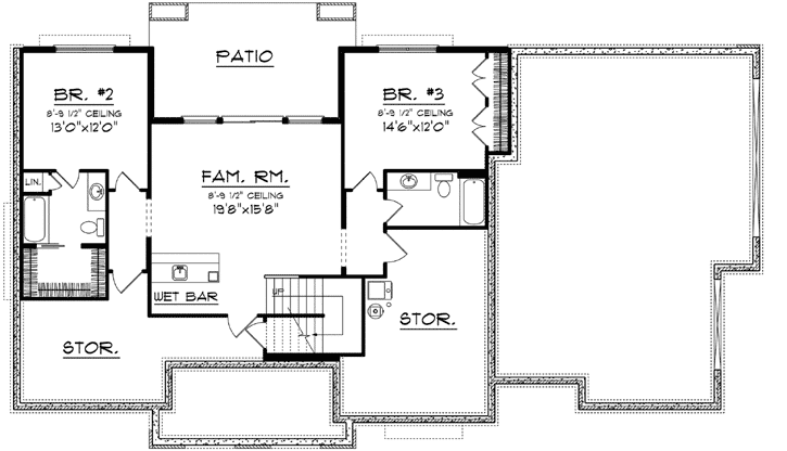 Lower Floor Plan: 7-1154