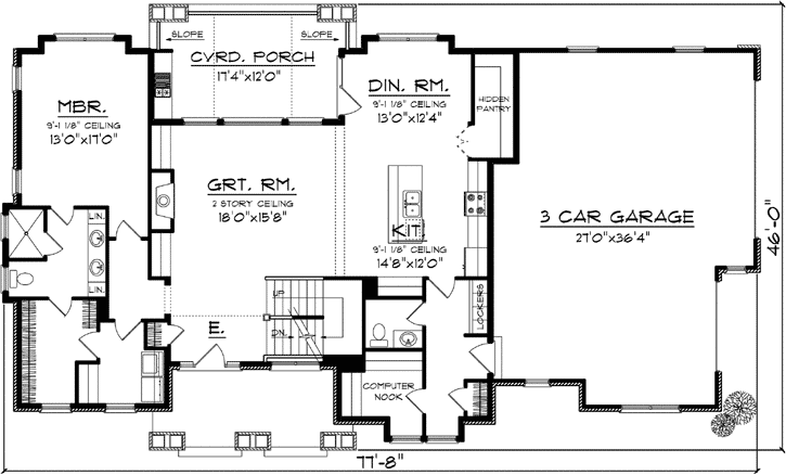 Main Floor Plan: 7-1154