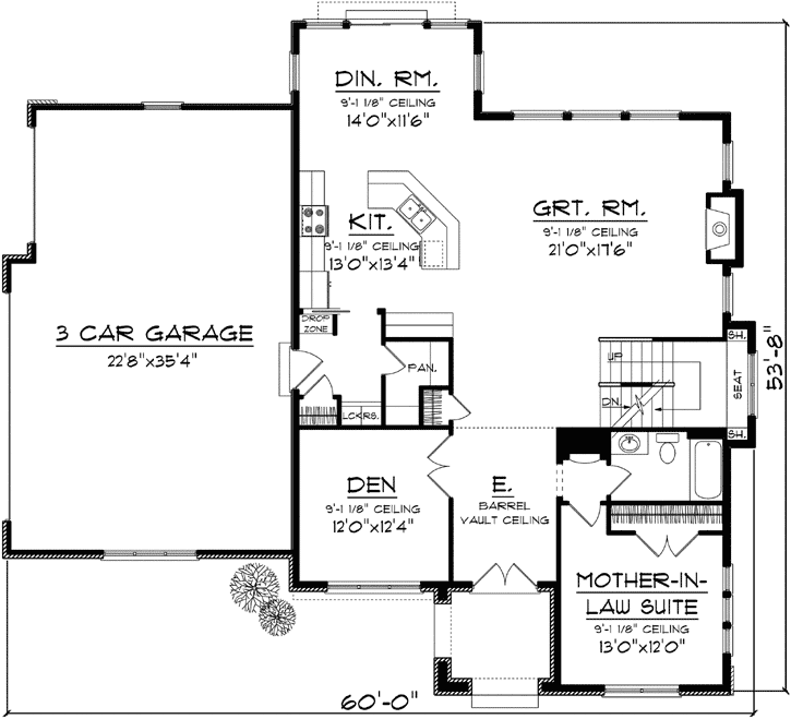 Main Floor Plan: 7-1155